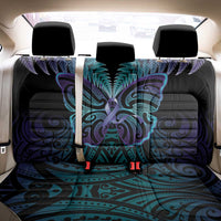Suicide Prevention New Zealand Back Car Seat Cover Aotearoa Maori Butterfly Mix Silver Fern - Polynesian Pride