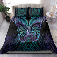 Suicide Prevention New Zealand Bedding Set Aotearoa Maori Butterfly Mix Silver Fern - Polynesian Pride