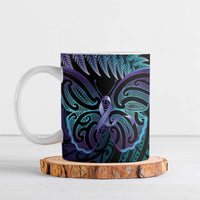 Suicide Prevention New Zealand Ceramic Mug Aotearoa Maori Butterfly Mix Silver Fern - Polynesian Pride