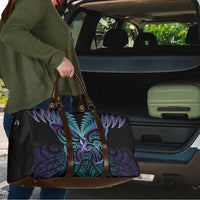 Suicide Prevention New Zealand Travel Bag Aotearoa Maori Butterfly Mix Silver Fern - Polynesian Pride