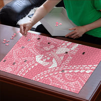 Personalised Polynesia Breast Cancer Awareness Puzzle Brave Strong Butterfly Pink Ribbon
