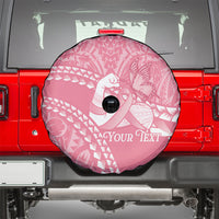 Personalised Polynesia Breast Cancer Awareness Spare Tire Cover Brave Strong Butterfly Pink Ribbon