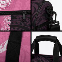 Polynesia Breast Cancer Awareness Duffle Bag Fight With Hope Pink Ribbon Boxing Gloves