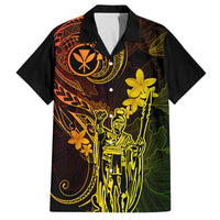Hawaii Kid Hawaiian Shirt King Kamehameha Mix Polynesian Plumeria Reggae Version LT14 Kid Reggae - Polynesian Pride