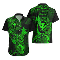 Hawaii Hawaiian Shirt Pineapple Mix Polynesian Plumeria Green Version LT14 - Polynesian Pride