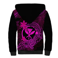 hawaii-sherpa-hoodie-hammerhead-shark-tattoo-mix-polynesian-plumeria-pink-version