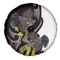 New Zealand Valentines Day Spare Tire Cover Piwakawaka Lovers Maori Koru Tattoo LT14 - Polynesian Pride