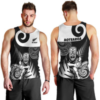 New Zealand Silver Fern Rugby Men Tank Top Go Champions NZ All Black Maori Koru LT14 - Polynesian Pride
