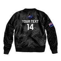 Custom New Zealand Silver Fern Rugby Bomber Jacket 2023 Go Aotearoa Champions World Cup LT14 - Polynesian Pride