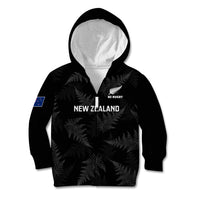 Custom New Zealand Silver Fern Rugby Kid Hoodie 2023 Go Aotearoa Champions World Cup LT14 - Polynesian Pride