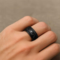 New Zealand Silver Fern Rugby Spinner Ring Go Aotearoa Champions - Polynesian Pride