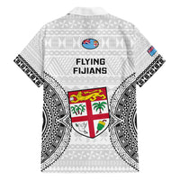 Fiji Rugby Family Matching Short Sleeve Bodycon Dress and Hawaiian Shirt 2023 Go Champions World Cup Fijian Tapa Pattern LT14 - Polynesian Pride