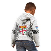 Custom Fiji Rugby Kid Hoodie 2023 Go Champions World Cup Fijian Tapa Pattern LT14 - Polynesian Pride