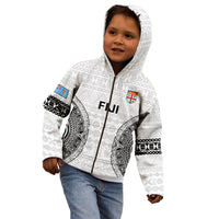 Custom Fiji Rugby Kid Hoodie 2023 Go Champions World Cup Fijian Tapa Pattern LT14 - Polynesian Pride