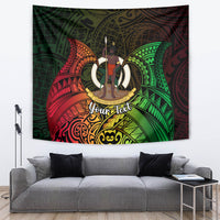 Personalised Vanuatu Family Day Tapestry Happy 26 December Vanuatuan Pig Tusk LT14 - Polynesian Pride