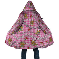 Pink Palaka Hawaii Mele Kalikimaka Cloak Ohia Lehua Shell Leis Funny Gingerbread Santa - Polynesian Pride