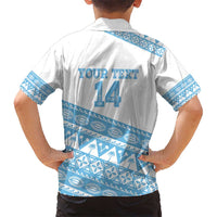 Fiji Rugby 2025 Custom Hawaiian Shirt Fijian Tapa Toso Viti Toso - White