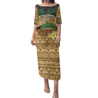 Bula Fiji Kava Bowl Family Matching Puletasi and Hawaiian Shirt Fijian Tapa Cloth Vintage Vibe