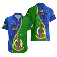 Vanuatu Malampa Province Matching Hawaiian Shirt and Dress Turtle Sand Drawing Unique Tapa LT14 No Dress Green - Polynesian Pride