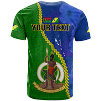 Custom Vanuatu Malampa Province T Shirt Turtle Sand Drawing Unique Tapa Pattern LT14 - Polynesian Pride