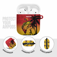 Custom Papua New Guinea Cricket AirPods Case PNG Barramundis - Polynesian Pride