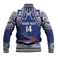 Custom Samoa Cricket Baseball Jacket Go Champions Samoan - Polynesian Pride