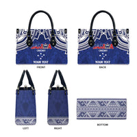 Custom Samoa Cricket Leather Bag Go Champions Samoan - Polynesian Pride