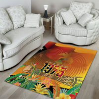 Papua New Guinea Independence Day Area Rug One People One Nation One Country
