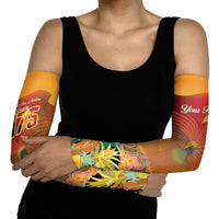 Personalised Papua New Guinea Independence Day Arm Sleeves One People One Nation One Country