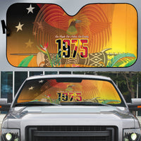 Papua New Guinea Independence Day Auto Sun Shade One People One Nation One Country