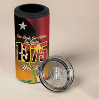Personalised Papua New Guinea Independence Day 4 in 1 Can Cooler Tumbler One People One Nation One Country