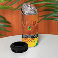 Personalised Papua New Guinea Independence Day 4 in 1 Can Cooler Tumbler One People One Nation One Country