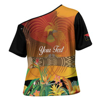 Personalised Papua New Guinea Independence Day Cross Shoulder Shirt One People One Nation One Country