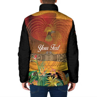 Personalised Papua New Guinea Independence Day Padded Jacket One People One Nation One Country