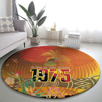 Papua New Guinea Independence Day Round Carpet One People One Nation One Country
