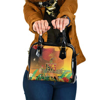 Papua New Guinea Independence Day Shoulder Handbag One People One Nation One Country