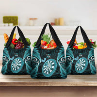 New Zealand Darts Grocery Bag Happiness Is A Tight Threesome Maori Turquoise