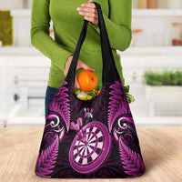 New Zealand Darts Grocery Bag Happiness Is A Tight Threesome Maori Pink
