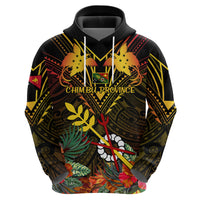 Papua New Guinea Chimbu Province Hoodie Papua Niugini Coat Of Arms With Flag Style LT14 - Polynesian Pride