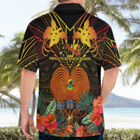 Papua New Guinea Southern Highlands Province Hawaiian Shirt Papua Niugini Coat Of Arms With Flag Style LT14 - Polynesian Pride