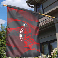 Custom New Caledonia Football Garden Flag Allez Les Cagous Grey Version - Polynesian Pride