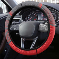 New Caledonia Football Steering Wheel Cover Allez Les Cagous Grey Version - Polynesian Pride