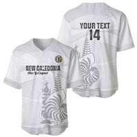 Custom New Caledonia Football Baseball Jersey Allez Les Cagous White Version - Polynesian Pride