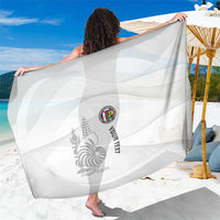 Custom New Caledonia Football Sarong Allez Les Cagous White Version - Polynesian Pride