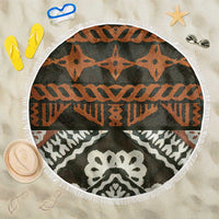 Bula Fiji Tapa Beach Blanket Fijian Masi Vintage Vibes - Polynesian Pride