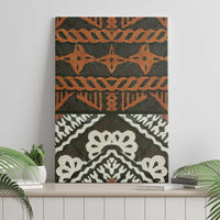 Bula Fiji Tapa Canvas Wall Art Fijian Masi Vintage Vibes - Polynesian Pride