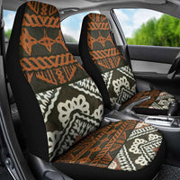 Bula Fiji Tapa Car Seat Cover Fijian Masi Vintage Vibes - Polynesian Pride