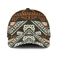 Bula Fiji Tapa Classic Cap Fijian Masi Vintage Vibes - Polynesian Pride