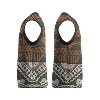 Bula Fiji Tapa Christmas Knitted V-Neck Vest Fijian Masi Vintage Vibes LT14 - Polynesian Pride