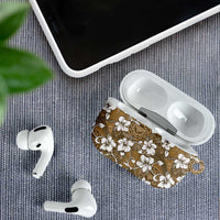 Kuvui Bula Fiji AirPods Case Fijian Tapa Seamless Hibiscus - Polynesian Pride